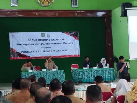 Kades dan Sekdes Jajar Hadiri FGD Pencegahan Korupsi dari Inpektorat Trenggalek